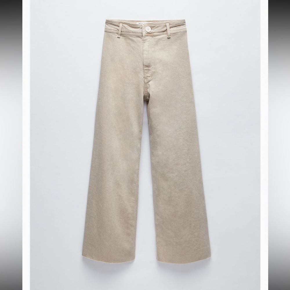 ZARA marine straight pants